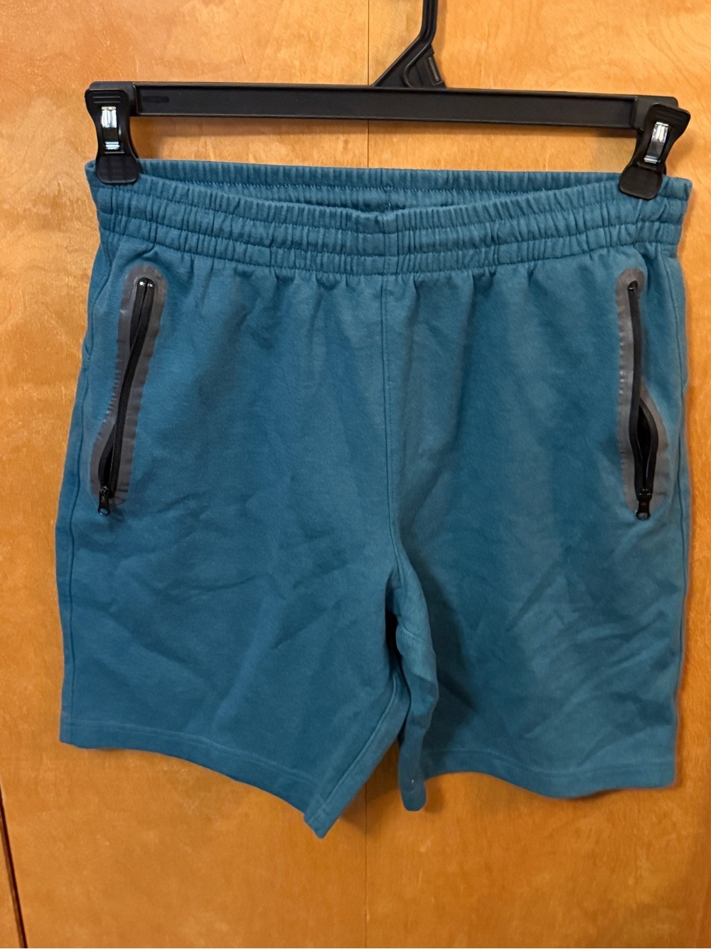 Old Navy Mens Dynamic Fleece Teal Athletic Drawstring Shorts size small